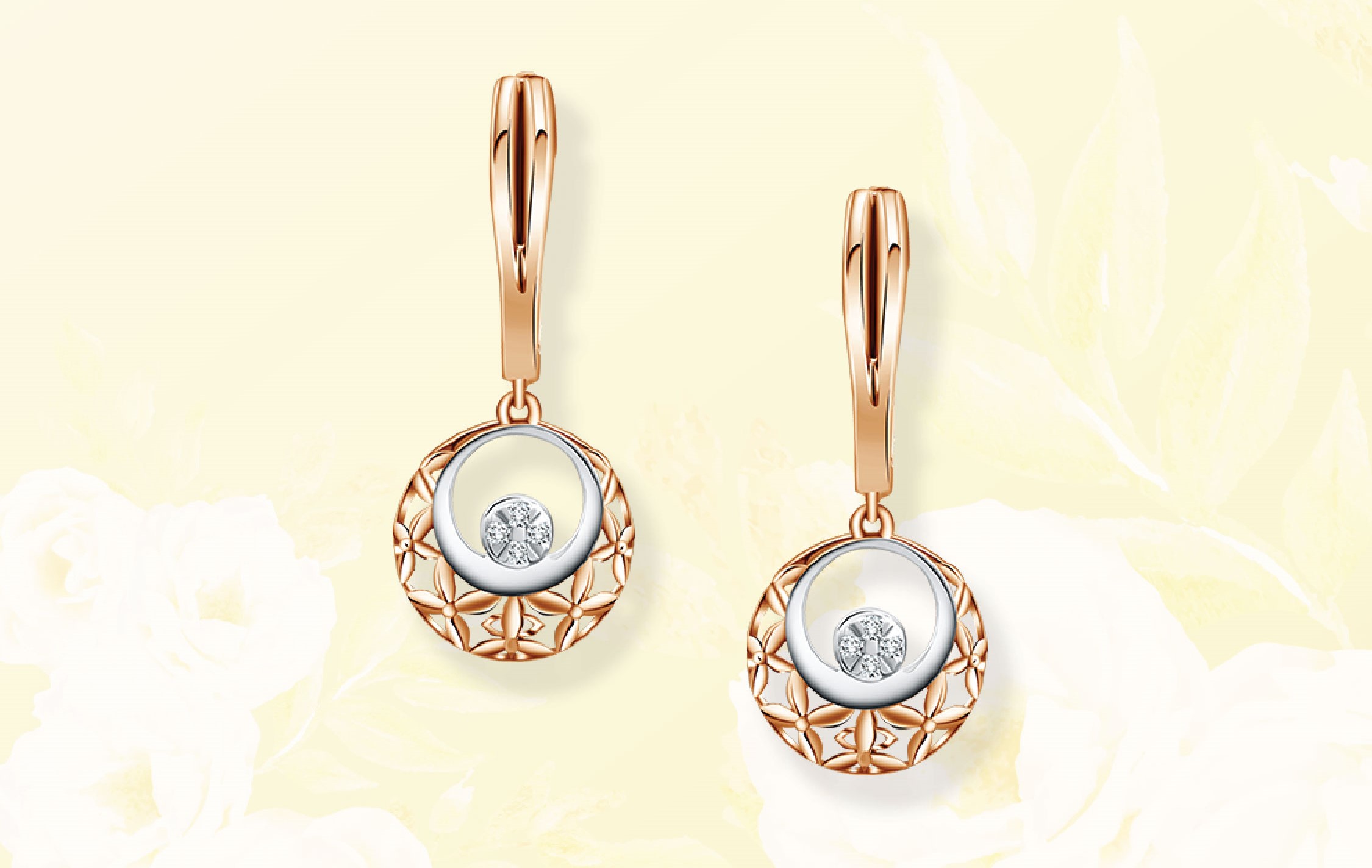 Model Anting Emas Dewasa dengan Berlian yang Cocok untuk Kebaya