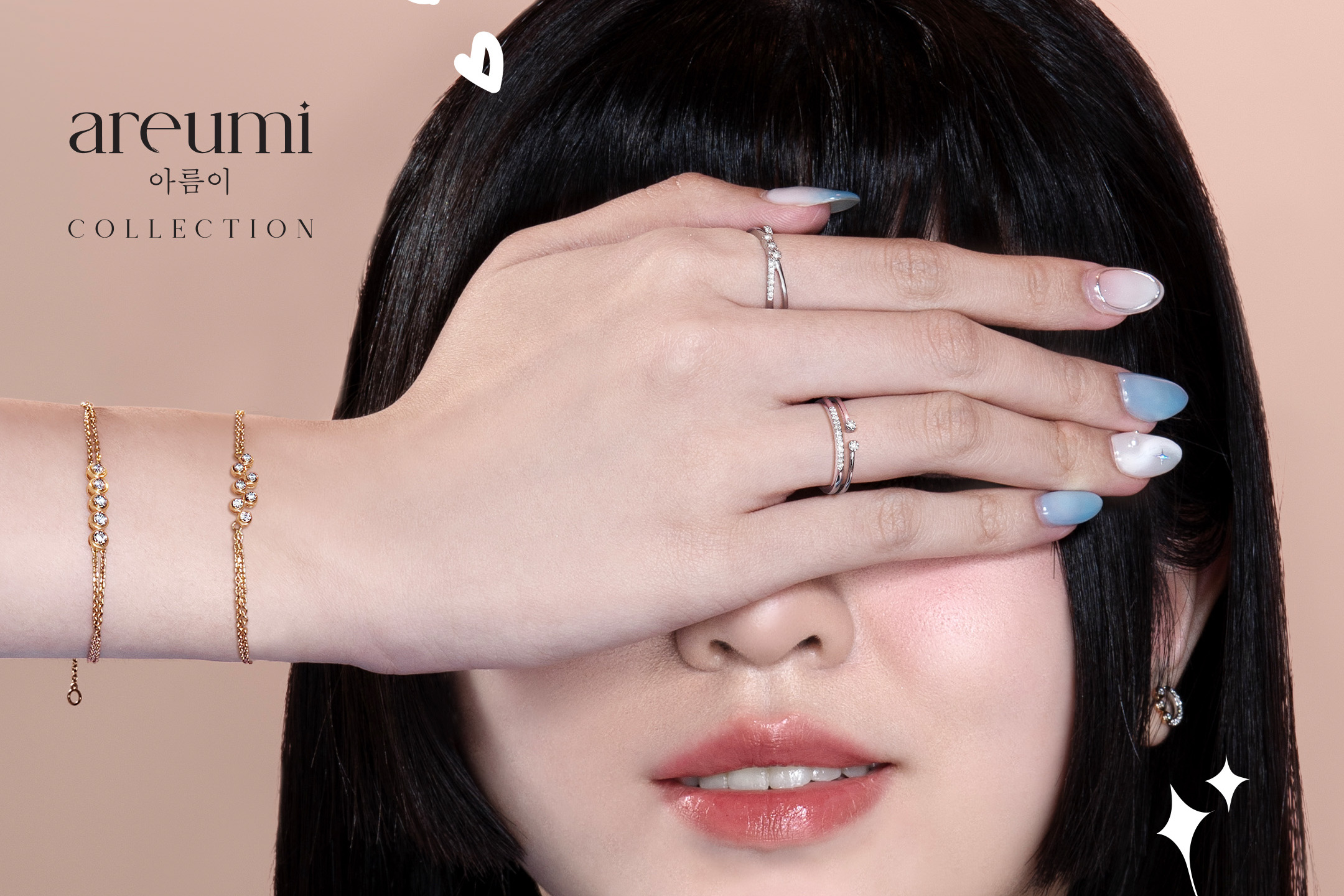 Tips Styling Korean Look Kalung Emas Putih Wanita dengan Berlian untuk Daily